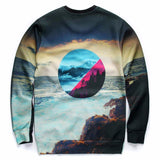 Men's Autumn Pullovers 3D Sweatshirts Sea Print