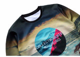 Men's Autumn Pullovers 3D Sweatshirts Sea Print