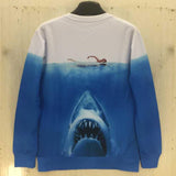 Men's 3D Sweatshirts Great White Shark