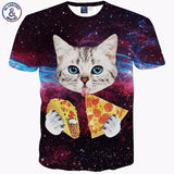 Men's 3D Pizza Cat T-Shirt