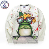 Men's Digital Print 3D Cartoon Frog