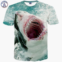 Men's 3D Shirt Shark T-Shirts Summer Top