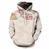 Men's 3D Sweatshirt Digital Print Floral Rose