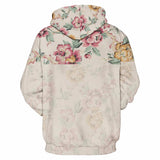 Men's 3D Sweatshirt Digital Print Floral Rose