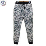 Men's 3D Pants Benjamin Franklin Paper Money