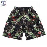 Men's Beach Shorts Mesh 3D Flowers 3D