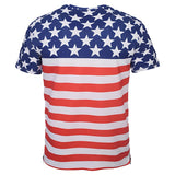 Men's 3D T-Shirt USA Flag Stripes Stars