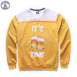 Men's Fall 3D Sweatshirt It's Time!