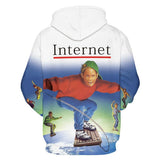 Men's Hoodie 3D Sweatshirt Internet Skateboard