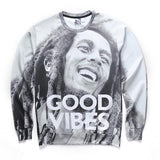 Men's Bob Marley GOOD VIBES Sweatshirt