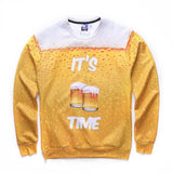 Men's Fall 3D Sweatshirt It's Time!