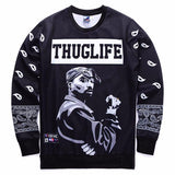 Men's Hip Hop Thug Life Hoodie Tupac