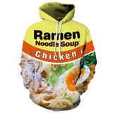 Men's 3D Sweatshirt Raman Noodle Soup