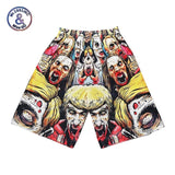 Men's 3D Zombie Mesh Shorts