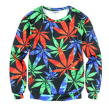 Men's Colourful Marijuana 3D Sweater