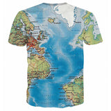 Men's T-Shirt 3D Map
