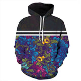 Men's 3D Flowers Hoodie