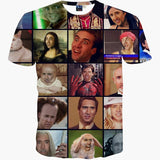 Men's Nicolas Cage Rage 3D T-Shirt