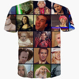Men's Nicolas Cage Rage 3D T-Shirt